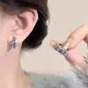 Pendientes de Aro Ovalados Lisos de Plata Sencillos para Mujer Pendientes de Círculo Exagerados Europeos y Americanos Lujo Accesible Pendientes de Gama Alta