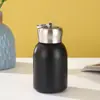 Taza Aislada Gruesa de Acero Inoxidable con Asa, Tamaño de Bolsillo Mini Simple Portátil Taza de Regalo