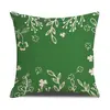 Europa y América. Funda de almohada de lino con estampado de dibujos animados del Día de San Patricio Amazon al por mayor para dormitorio, sala de estar, cojines de sofá