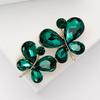 Moda Estilo Coreano Broche Simple de Mariposa con Pedrería Pequeño Estilo Chanel de Alta Gama para Chaqueta de Traje de Dama Corsage Pin de Insecto