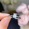 La piedra principal del anillo de acuamaro natural es de aproximadamente 4*6mm de valor circular, ¡y el engaste abierto no elige la circunferencia del dedo! incrustación de plata s925