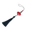 Bolsa de Areia Imperial Natural Genuína de Alto Teor Pendente para Carro Pendente Ruizu Fivela de Lótus Pingente com Borla Pingente para Celular