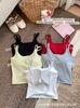 Moda Sexy Estilo Deseo Puro Chica Hermosa Espalda Tirantes Tubo Top Una pieza Copa Ajustado Chaleco Pequeño Ropa Exterior Top para Mujer