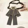 Atuendo de Negocios Corbata de Moño Camisa Azul Oscuro Cuello Camisa Flor Estilo Coreano Camisa de Viaje Accesorios Fabricante Suministro Suministro Transfronterizo Ts50
