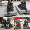 Fabricante de esculturas de bronze Quyang Escultura de leão ocidental Hsbc Enfeites de porta de banco de fundição de latão europeu