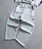 Conjunto de Moletom Bordado Patchwork Cross-Border Mertra e Calça de Moletom Masculino Retro Americano Solto High Street Tendência Hip-Hop