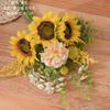 Ropa Adornada con Estrellas Decoración de Pared Hecha a Mano Flor Artificial Decoración del Hogar Diseño de Flores Ramo de Boda Rosa Cf01587
