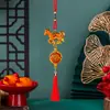 Colgante Fu Ma de Gota de Aceite del Festival de Primavera 2026 Año del Caballo Caballo del Zodiaco Caballo de Plástico Adorno Festivo Suministros para Colgar en Árbol de Bonsái