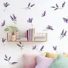 Fun-F1110 Pintado Lavanda Fresca Dormitorio Sala de Estar Estudio Bricolaje Decoración del Hogar Pegatina de Pared Autoadhesiva