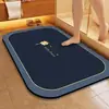 Alfombrilla de Piso Simple de Tierra de Diatomeas de Trébol de Cuatro Hojas, Alfombrilla de Pie para Baño Absorbente de Agua de Secado Rápido, Felpudo Resistente a la Suciedad para Entrada, Disponible para Venta al por Mayor