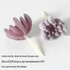 Simulação de bonsai suculento reunindo mini artificial falso acessórios suculentos parede planta verde DIY ornamentos de decoração de casa