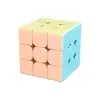 Cubo de Rubik 3x3 Set Completo Diversión Competición Rápida Color Sólido Mate Cubo Suave Juguetes para Niños Venta al por Mayor Comercio Exterior Cubo de Rubik