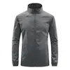 Jaqueta Respirável de Seda de Gelo Masculina Roupas de Proteção Solar com Gola Alta Jaqueta Casual Fina de Verão Roupas Impermeáveis para Pesca Pele