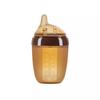 Panadero madre e hijo fábrica mayoreo boca ancha 7cm tetina de silicona líquida cuchara para papilla boquilla de paja para beber de pico de pato