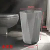 Cubo de basura para sala de estar del hogar, estilo nórdico de lujo ligero, oficina comercial, dormitorio, cocina de gran capacidad, dormitorio, papelera de baño