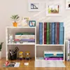 Estante de Mesa Porta-Livros Simples para Uso Estudantil Estante Retrátil Suporte de Armazenamento para Mesa de Escritório Estante para Dormitório