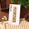 Marcador de Libros Metálico de Panda Personalizado Regalo de Regreso a Clases para Estudiantes Clip de Página de Libro Exquisito de Alta Gama Estilo Chino Souvenir Cultural