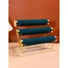 Soporte Sencillo para Pulseras de Joyería Dorado de Tres Niveles Soporte de Exhibición para Pulseras de Reloj Soporte para Pulseras Adorno de Mostrador Soporte de Exhibición