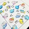 Sirena Temática del Océano, Ballena, Estrella de Mar Semitransparente Creativo DIY Resina Pegamento de Crema Funda para Teléfono Accesorios de Resina Hechos a Mano