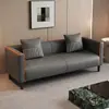 Estilo minimalista italiano sofá pequeño para apartamento sala de estar dormitorio apartamento doble de tres plazas zona de descanso salón de belleza tienda de ropa sofá