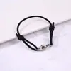 Pulsera de Esposas de Acero Inoxidable Cuerda Ajustable Pulsera para Hombres y Mujeres Estilo Ancla de Barco Accesorios Transfronterizos de AliExpress Producto Nuevo