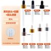 Botellas de Aceite Esencial de 5 ml en Stock con Goteros de Vidrio Especializados, Tubos de Ensayo de Vidrio con Punta de Silicona de 15 ml, Venta Directa del Fabricante
