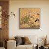 Pintura Estética de Flores e Pássaros da Música Decoração de Sala de Estar Pintura Nova Chinoiserie Pintura para Pendurar na Parede de Fundo do Sofá Quadrada Sala de Jantar Quarto Mural