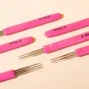 Agulha de Crochê para Dreadlocks, Agulha de Crochê Multi-Cabeça de Ponta Dupla para Dreadlocks, Agulha de Crochê Profissional Ferramenta de Tecelagem DIY para Extensões de Cabelo, Tecelagem de Cabelo Feita à Mão