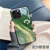 Adequado para Capa de Celular Quicksand Ginkgo Maçã 15Promax 14Pro Vidro Iphone13 Homens e Mulheres 16 Novo Estilo 17