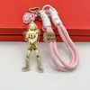 Moda Versátil Hazte Rico Inmediatamente Tesoro Princesa Por Favor Hazte Rico Llavero Creativo Colgante para Bolso Artículo de Moda