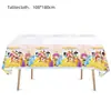 Mantel de Dibujos Animados Anime en Stock Transfronterizo 108*180cm Decoración de Fiesta de Cumpleaños Temática Atrezzo Desechable para Montaje