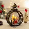Regalo de Navidad Pequeño Regalo para Niños Luz Nocturna Nochebuena Ventana Bola de Cristal Atmósfera Adorno de Escritorio Decoraciones