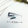 Venta al por mayor directa de fábrica clip cuadrado de acero inoxidable 304 clip BB se puede lavar sin óxido accesorios para pinzas de pelo DIY