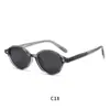 Gafas de sol Propionate Pin en stock de fábrica Protección solar para exteriores Protección UV Gafas de sol para mujer Tr Pin Plano Gafas de sol polarizadas