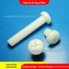 Parafusos de Nylon Plástico Cabeça Redonda Phillips Parafusos de Nylon Pa66 Cabeça Panela Phillips Parafusos Isolantes M2-M10 Preto e Branco