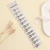 Europa y Estados Unidos transfronterizos hombres y mujeres pendientes de titanio y acero con diamantes pendientes de estilo punk fresco y moderno joyería personalizada creativa al por mayor