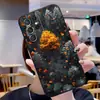 Adecuado para funda de teléfono Samsung S25Ultra, cubierta protectora A57, S24 árboles del bosque TPU hoja de arce, S26PLUS hojas caídas