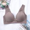 Ropa interior de lactancia delgada de verano sin aros push-up anti-caída brillante para mujeres embarazadas fija comercio exterior al por mayor inalámbrica