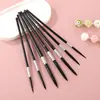 Set de Plumas de Acuarela Cisne Negro Transfronterizo, Plumas de Acuarela para Arte, Plumas de Pintura Redondas de Cerdas Suaves de Nylon, Plumas Redondas para Pintura al Óleo Digital