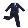 Uniforme de jardín de infantes, uniforme escolar, traje de otoño e invierno, nuevo traje de clase para estudiantes de primaria y secundaria de estilo británico para niños.