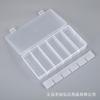 Caja de Plástico Transparente Pequeña Desmontable de 18 Compartimentos Caja de Almacenamiento para Equipo de Pesca Limpiaparabrisas Joyería Cuentas Ferretería Componentes Herramientas Papelería