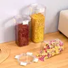 Frasco Sellado de Grado Alimenticio, Caja Sellada de Té Aromático, Frasco de Almacenamiento, Conservador de Cocina para el Hogar, Caja Transparente para Almacenamiento de Granos