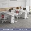 Escritorio de Oficina Escritorio de Oficina Hogar Gabinete con Cajones Mesa para 2 Personas Combinación de Mesa y Silla Mesa Moderna Simple