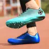 Zapatos con Clavos, Zapatillas de Correr Medias y Cortas para Estudiantes Hombres y Mujeres, Examen de Ingreso a la Preparatoria, Examen Físico, Competencia Deportiva de Atletismo, Carrera, Salto de Longitud, Venta al por Mayor de Zapatos de 8 Clavos