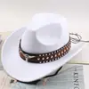 Chapéu Top Étnico Chapéu de Cowboy Ocidental Xizang Xizang Chapéu de Performance Chapéu de Lã Chapéu de Lã Retrô Centro-Europeu e Americano