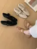 Sandalias de Verano Huecas de Nuevo Estilo con Tacón Grueso para Mujer, Zapatos de Red, Zapatos de Malla, Planos Mary Jane 2026, Zapatos de Ballet para Mujer