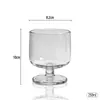 Vasos para Bebidas de Lujo Ligero con Base Baja, Vasos Grabados para Licores, Vasos para Jugos, Vasos de Vidrio, Vasos Retro para Bebidas, Vasos para Brandy al por Mayor