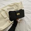 Bolsa feminina 2023 Outono Nova Moda Estilo coreano pequena bolsa quadrada moda bolsa de ombro simples casual bolsa de axilas
