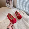 Zapatos planos lisos para niñas, colección primavera/verano 2026, con lindos detalles de lazo,zapatitos de piel estilo princesa, disponibles en tallas para bebés, niñas pequeñas y niñas mayores