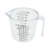 Ferramentas de cozimento copo de medição de plástico engrossado com escala 150/300/600/1000ml cilindro de medição PS transparente